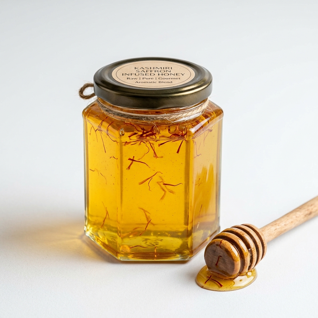 Wild Forest Kashmiri Saffron Honey
