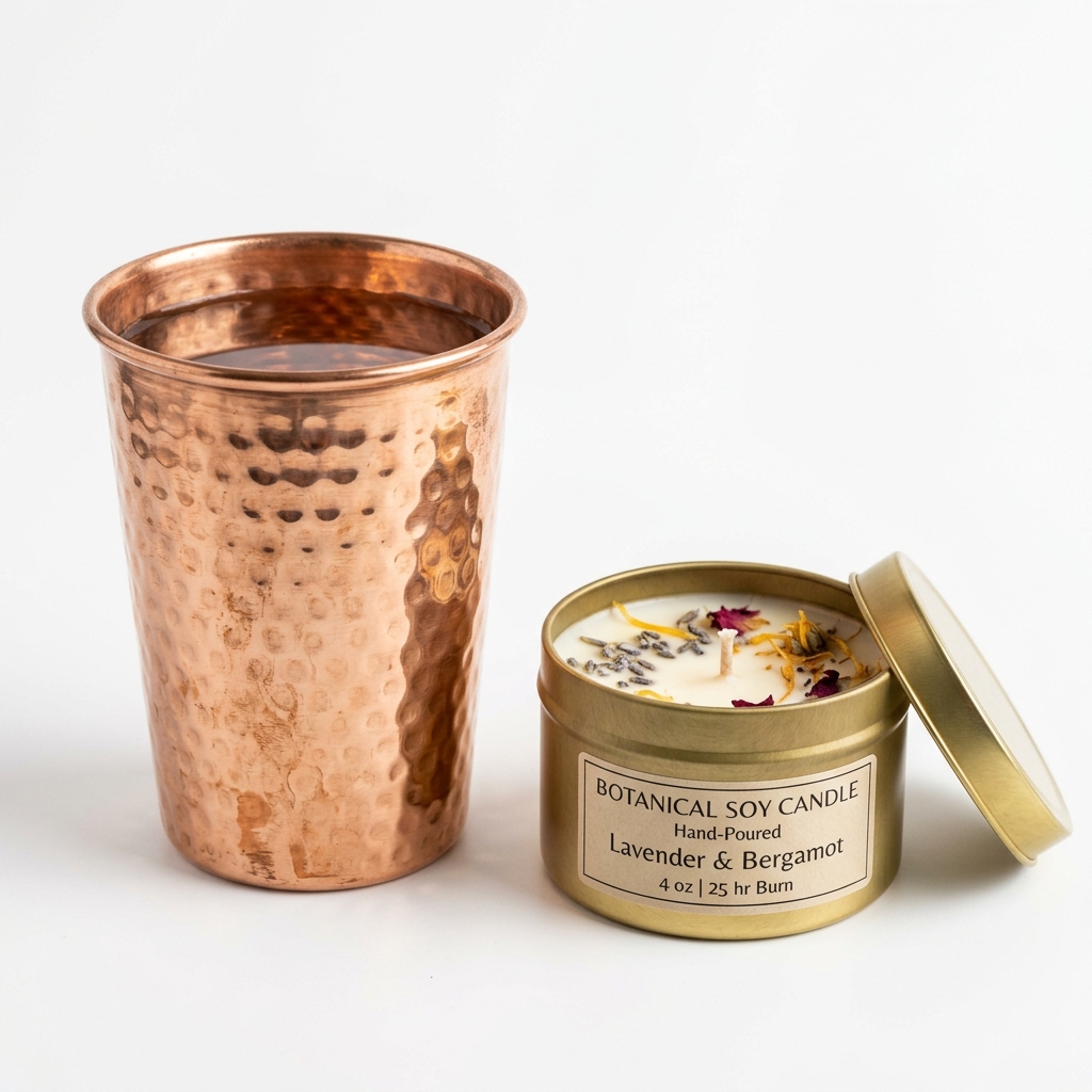 Mogra & Bergamot Soy Wax Candle